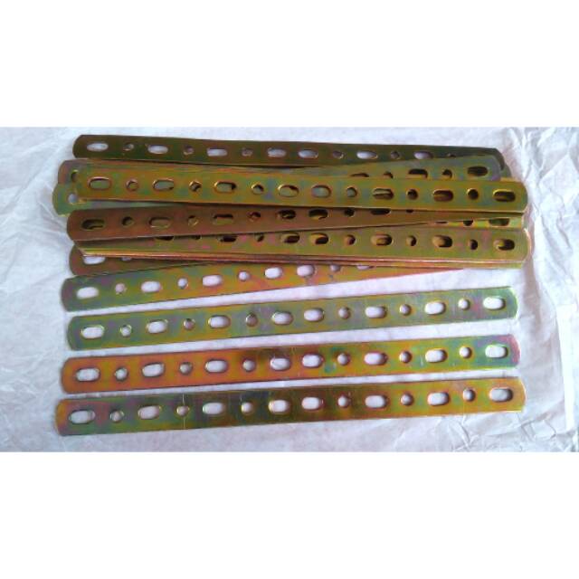 Strip plat penggaris gantungan knalpot