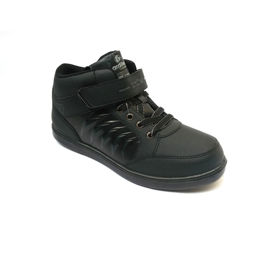 Sepatu Sekolah Anak Full Black Full Hitam Original Ardiles 