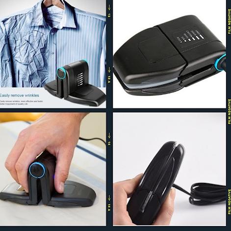 KIRIM HARI INI Setrika Mini Trevel Lipat Perlengkapan Baju Travelling Elektronik GI51 Portable Listr