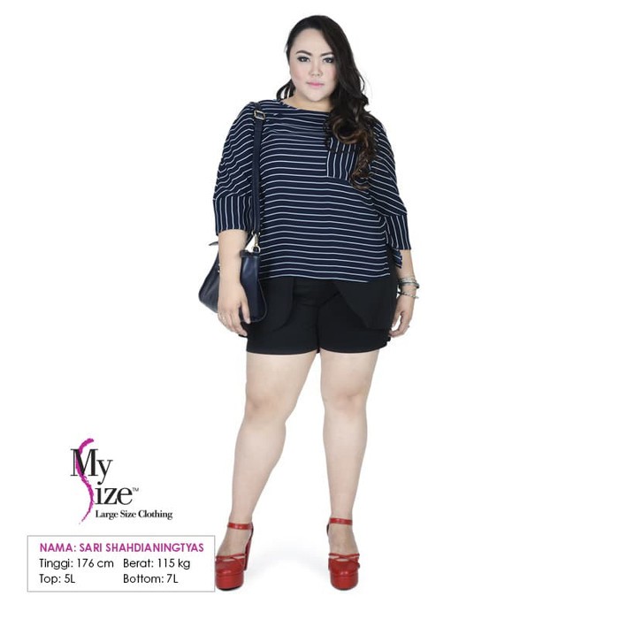 My size celana pendek tyas htmaz499