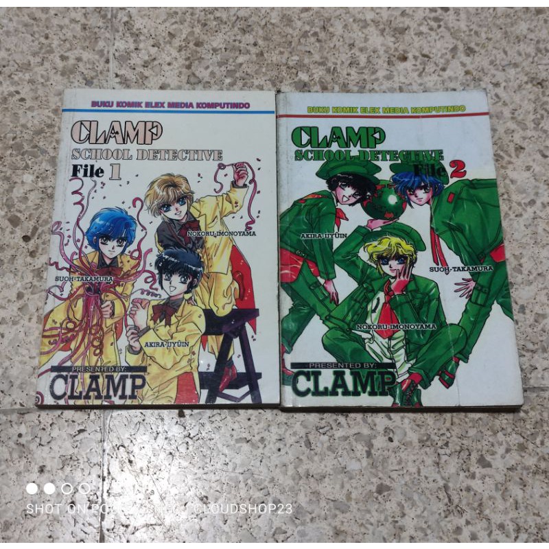 komik clamp school detective 1-2 paketan / clamp manga