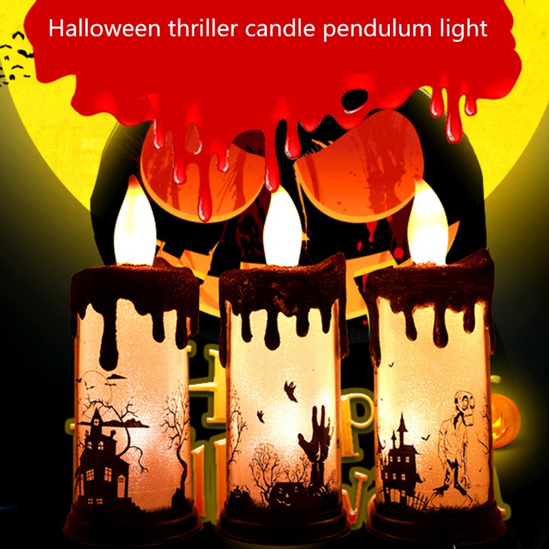 Zzz Lampu Lilin LED Elektrik Tanpa Api Tenaga Baterai Untuk Dekorasi Pesta Pernikahan / Natal / Halloween