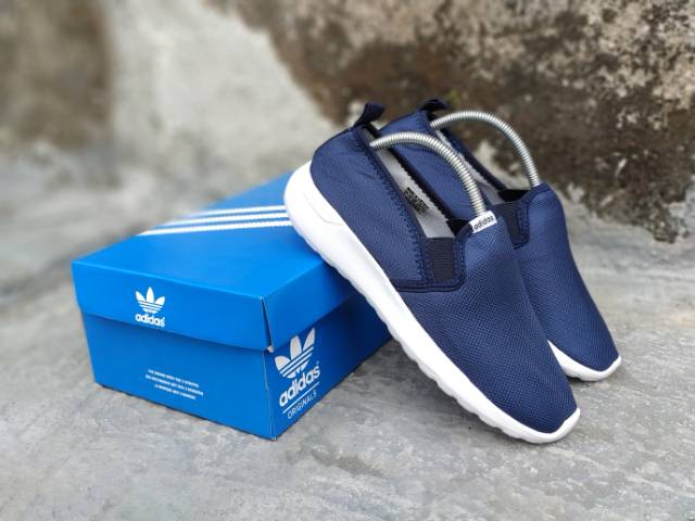 SEPATU PRIA ADIDAS CLOUDFOAM SEPATU SLIP ON COWOK CASUAL MADE IN VIETNAM