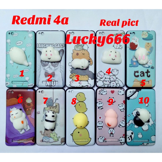 Soft case squishy redmi 4a silikon motif xiaomi redmi 4a case xiaomi 4a