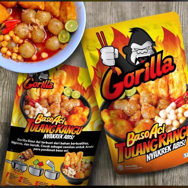 

Baso gorilla tulang rangu