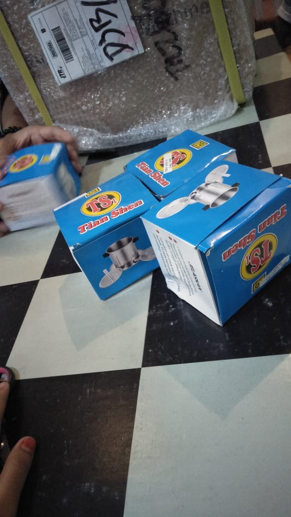 Toso Black Long Cam Sekrup Vietnam Drip Coffee Maker Saringan Kopi Coffee Drip