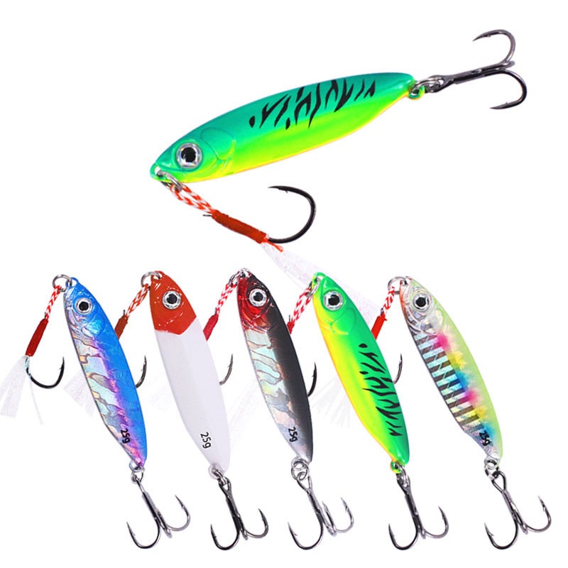 Umpan Pancing Metal Jig Ultralight Fishing Lure jigging bait Casting Castjig Jigs 7gr 10gr 15gr 18gr 25gr Landao