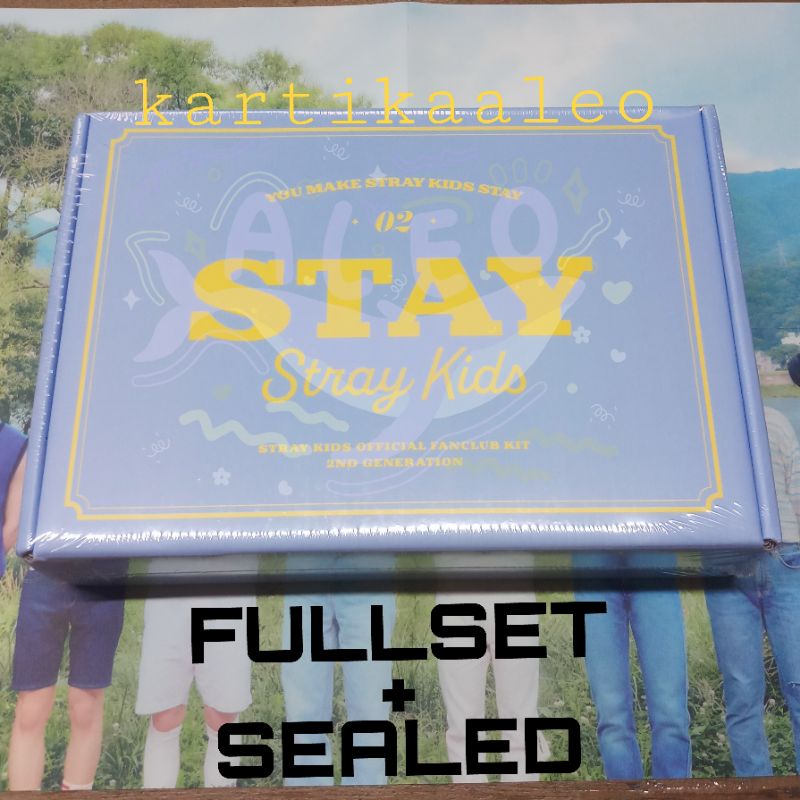 [READY STOCK - KIT ONLY SEALED + FULLSET] Stray Kids Official Fanclub Stay 2nd Generation.