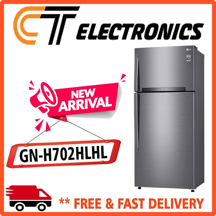 LG GN-H702HLHL KULKAS 2 PINTU GNH702HLHL GNH702 GN-H702 702HLHL