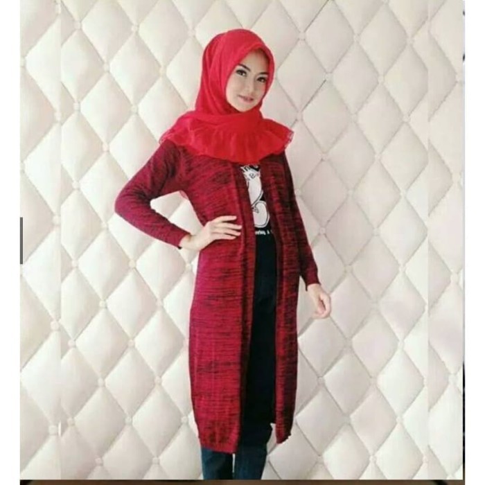 Cardingan Wanita Rajut / long kardi / Blazer wanita panjang