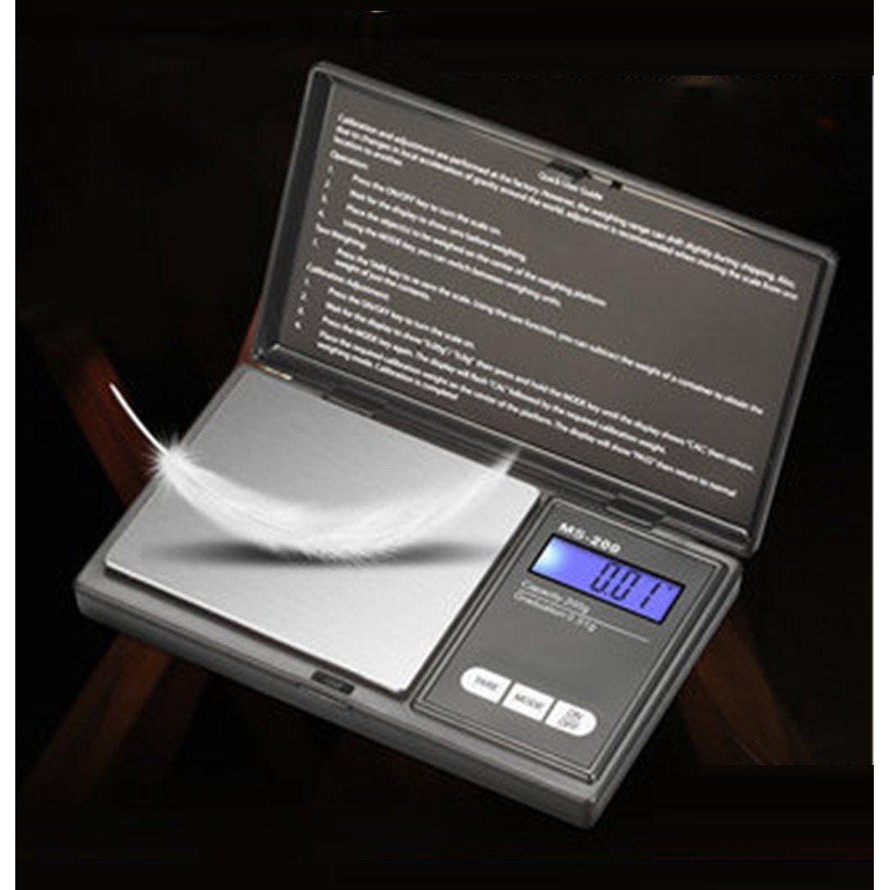 Timbangan Emas Digital Akurat 0.001 G Taffware Digipounds VSW0083 500gr / 200gr / 100gr Min 0.01gr P SD8