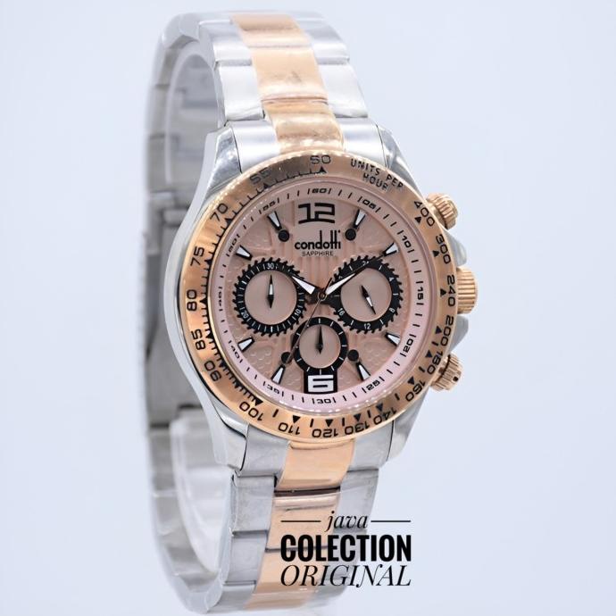 Jam Tangan Pria Condotti Cn7094-Rg13-S19 Kombi Rosegold Original Ultrashop09