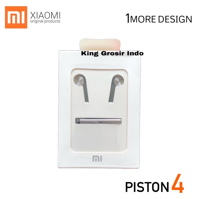 Headset Xiaomi Piston 4 Original 100% Earphone Handsfree Xiaomi Piston 4 Pro