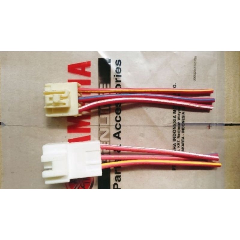 Soket Spull ACG ecg Yamaha Fi Aerox 155, freego,Lexy, asli 3 pin potongan kabel body Original