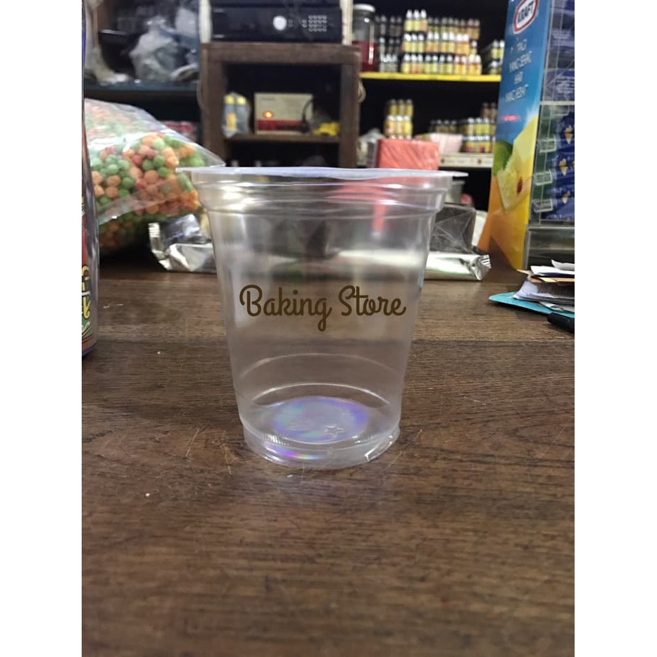 Gelas Plastik - Plastic Cup Berbagai Ukuran 10Oz, 12Oz, 14Oz &amp; 16Oz isi 50pc