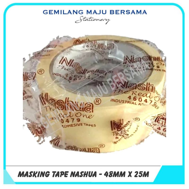 

Isolasi Kertas / Masking Tape Nashua 2"x40y (25m)