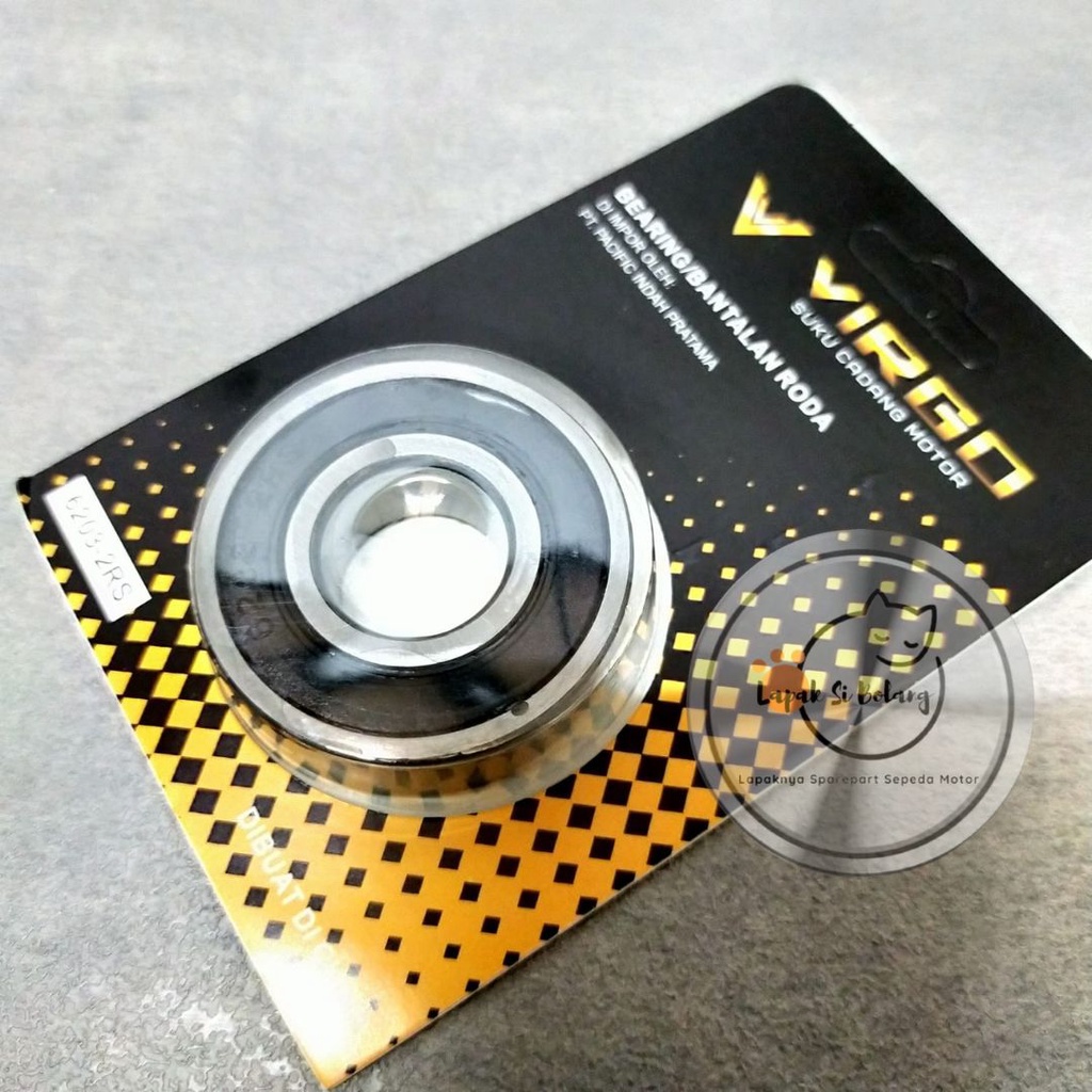 LAHER 6203-2RS MURAH (HARGA UNTUK PER BOX ISI 10 PCS) BEARING 6203-2RS BANTALAN RODA 6203-2RS