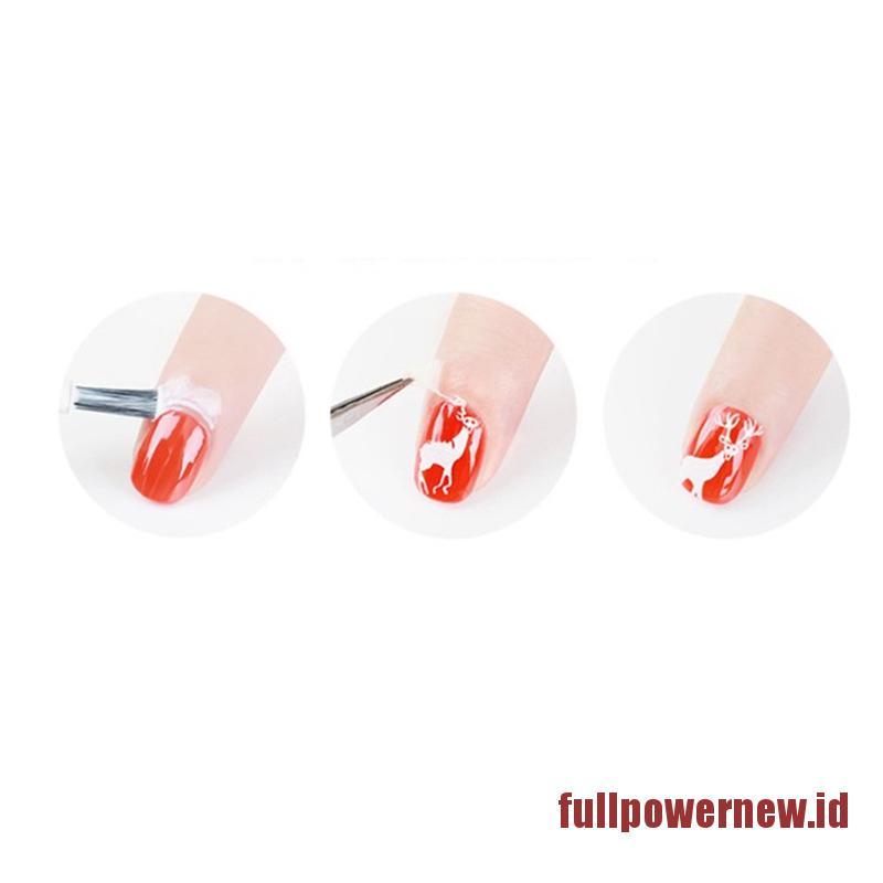 【COD】Nails Design Clear Silicone Nail Art Scraper Nails Gel Nail Polish Stamping