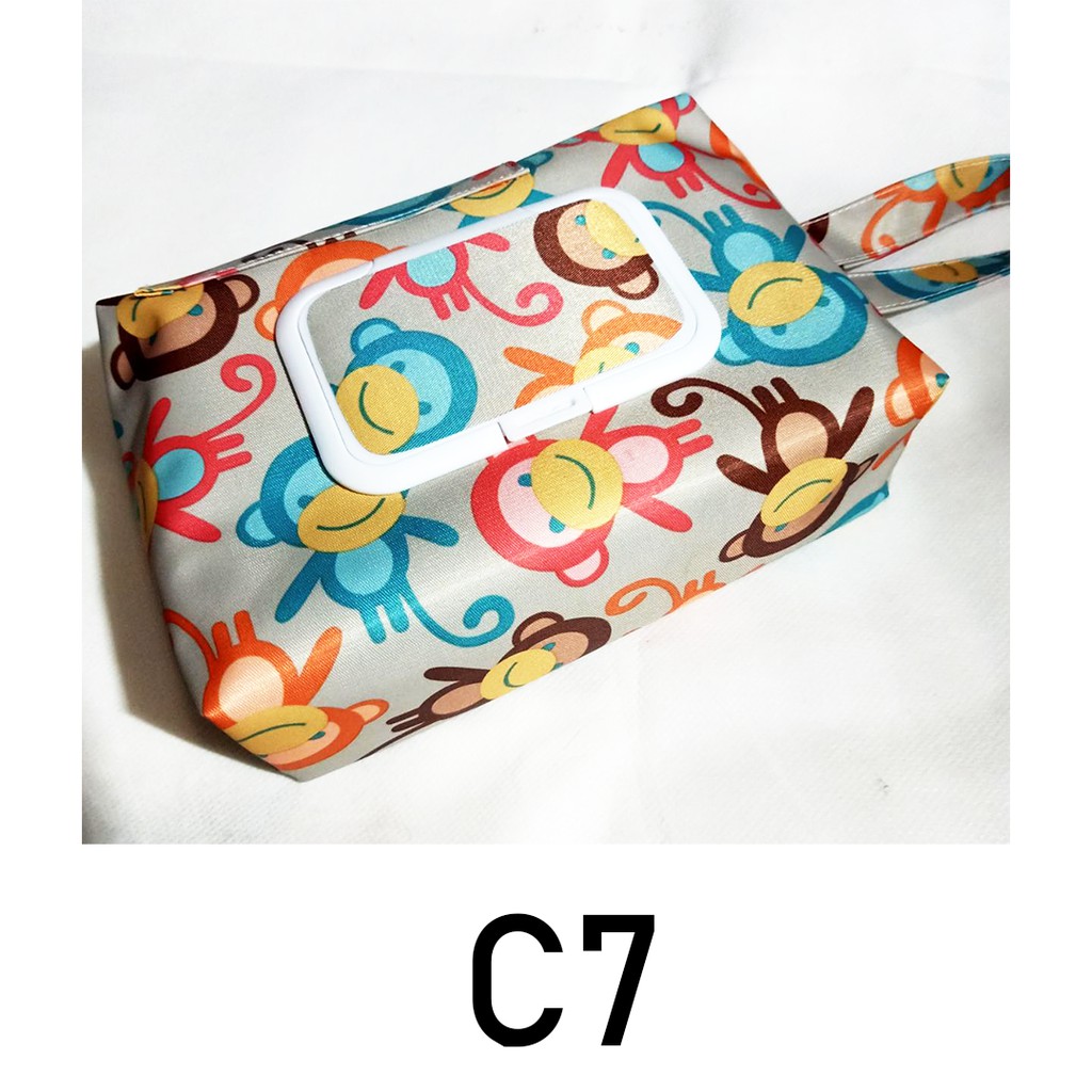 Cover Tissue / Tempat Tissue Lucu - Motif Hewan (FREE Tisu Basah + Kering)