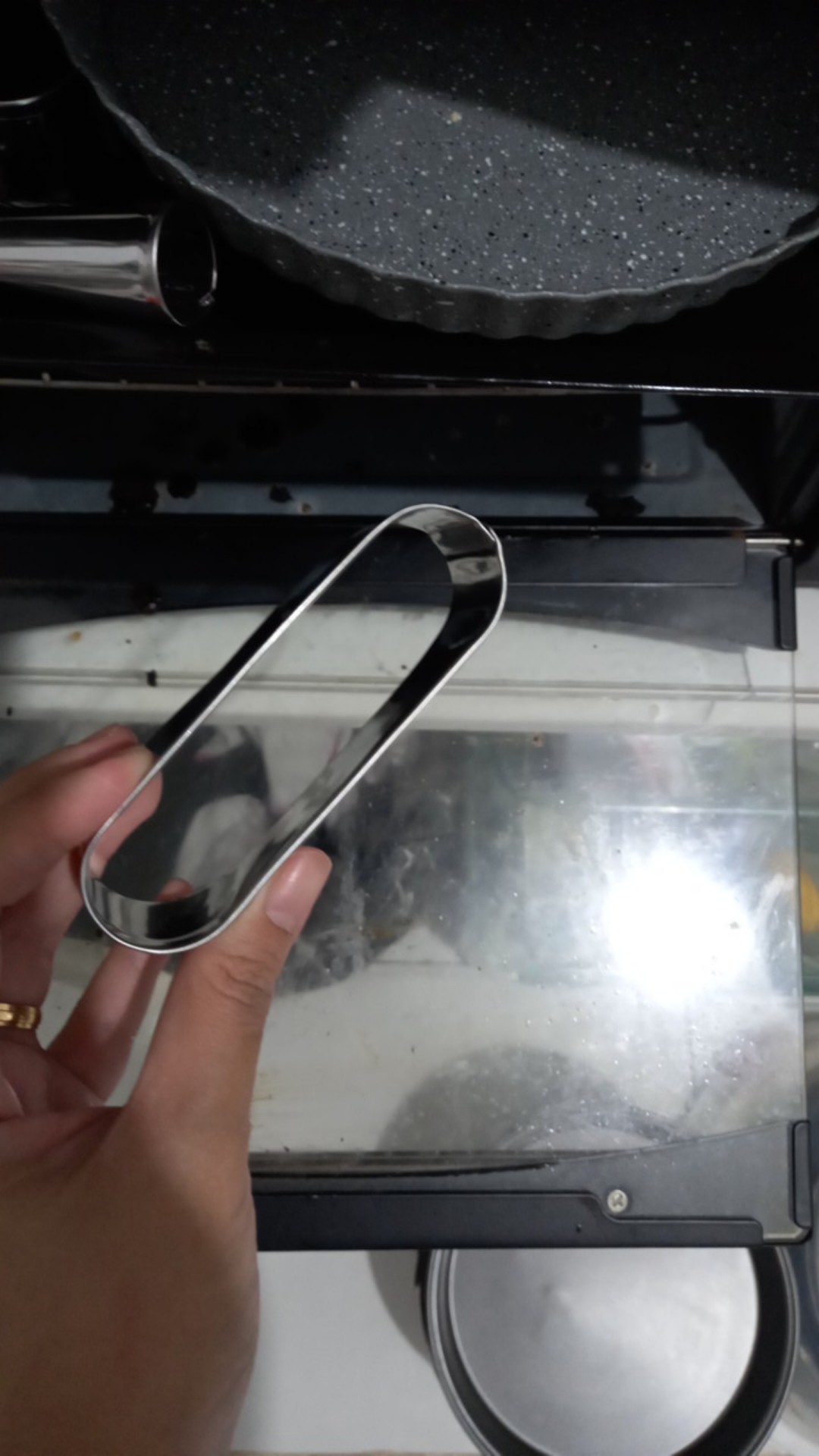 Cetakan Kue Eclair/roti Ring Roti Hotdog Stainless Cake Mold Hotdog Cookie Cutter Hotdog