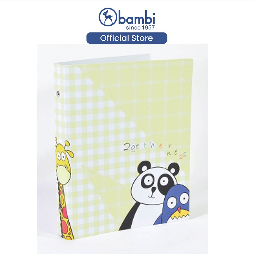 

Bambi Binder Note A5 Tipe 20 Ring Edisi Animal Zoo Include Loose Leaf & Divider Original