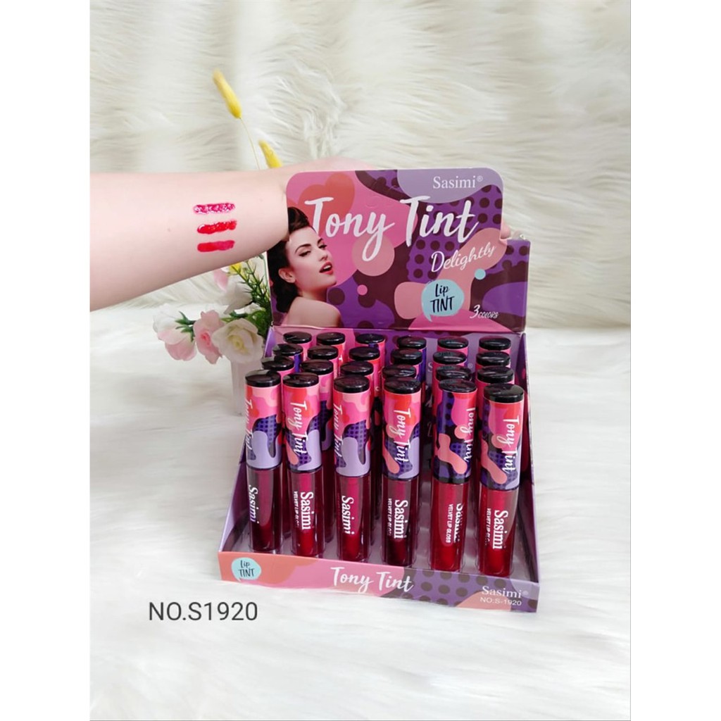 Sasimi lip tint tony tint delight 3 color liptint