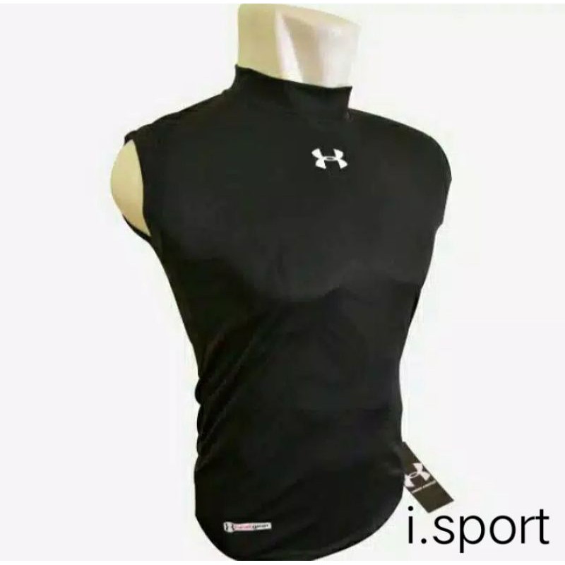 [2pcs] Setelan Baselayer Singlet &amp; Legging Bawah Lutut