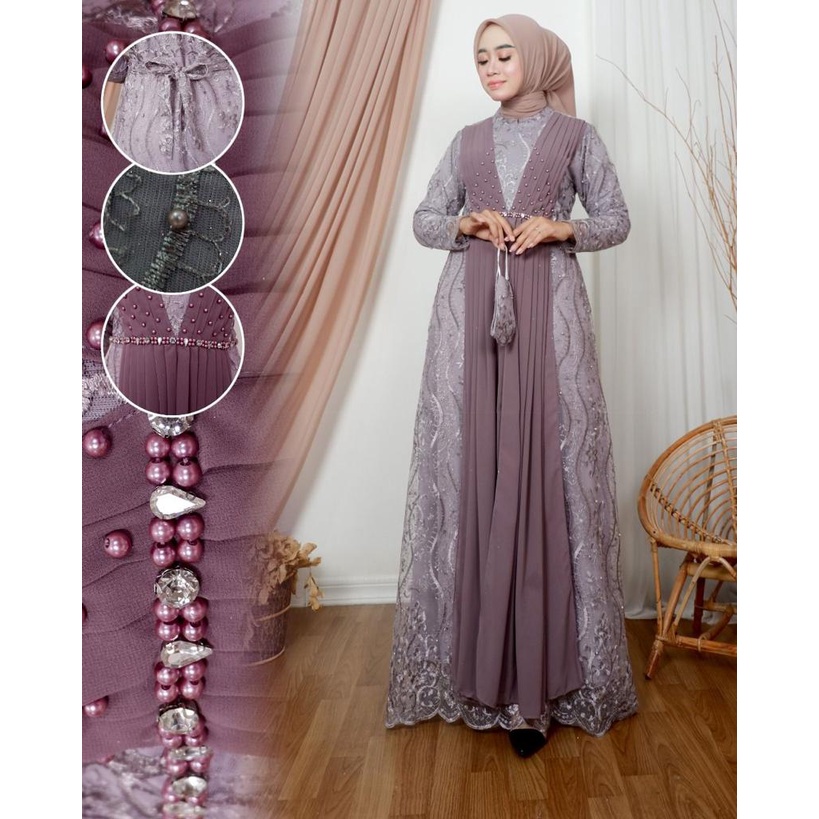 Gamis Verlita 9 / Outfit Gamis Pesta / Kebaya Modern