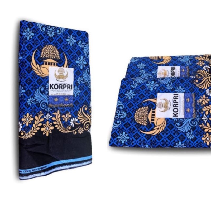 KAIN BATIK KORPRI TERBARU 2022 KATUN C50 BAHAN BATIK METERAN TERMURAH DAN TERLARIS