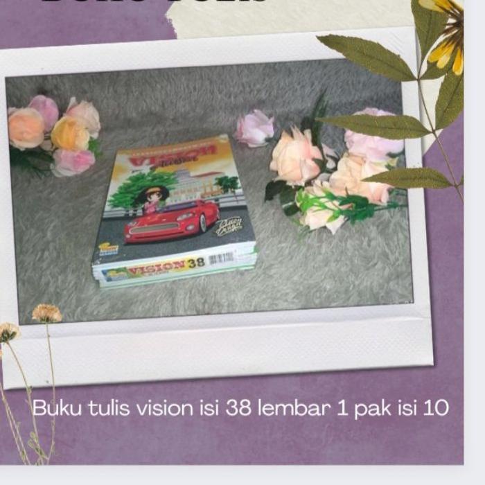 

Big Sale - buku tulis vision isi 38 lembar ..