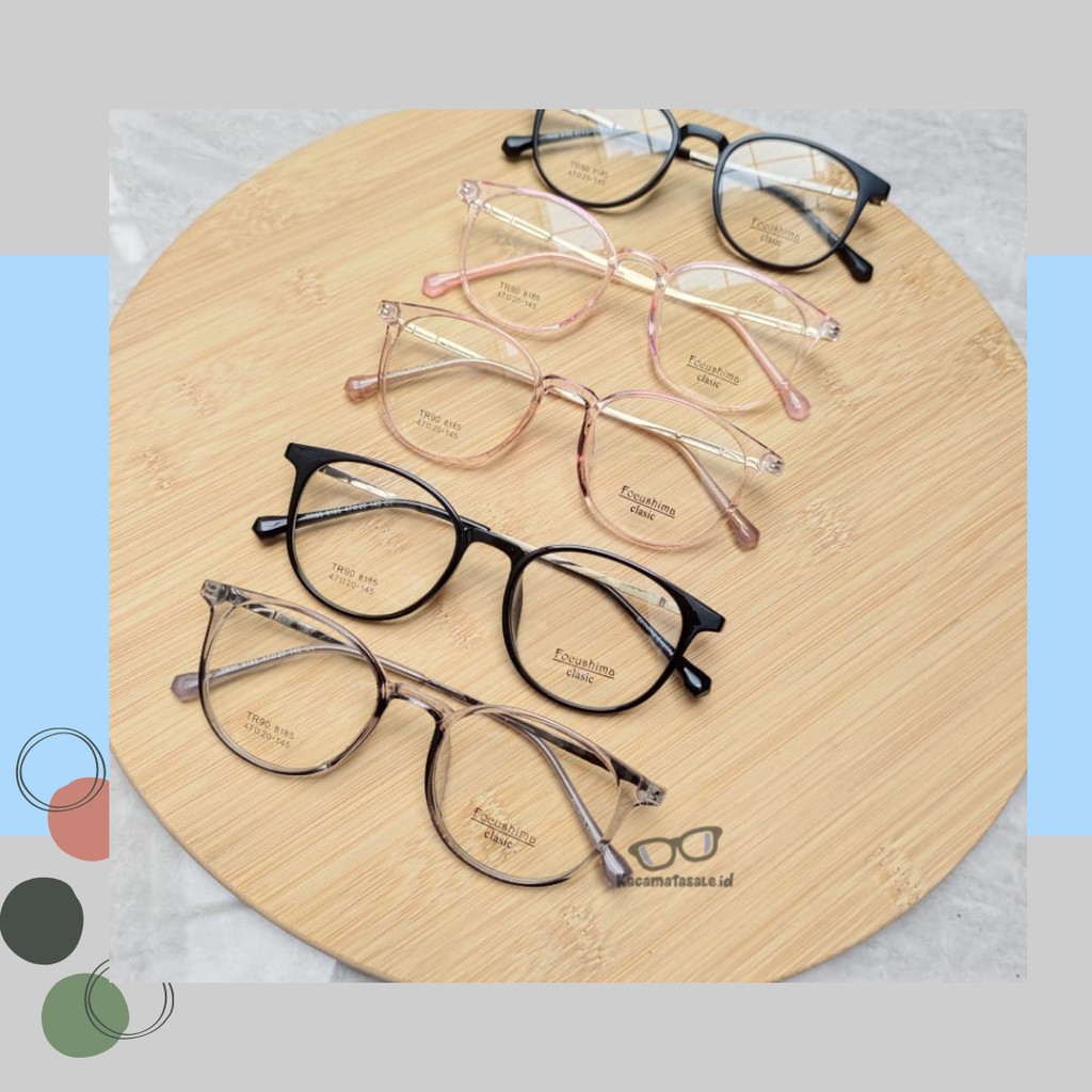 frame kacamata bulat | kacamata perempuan bulat | frame kacamata minus | focushima frame