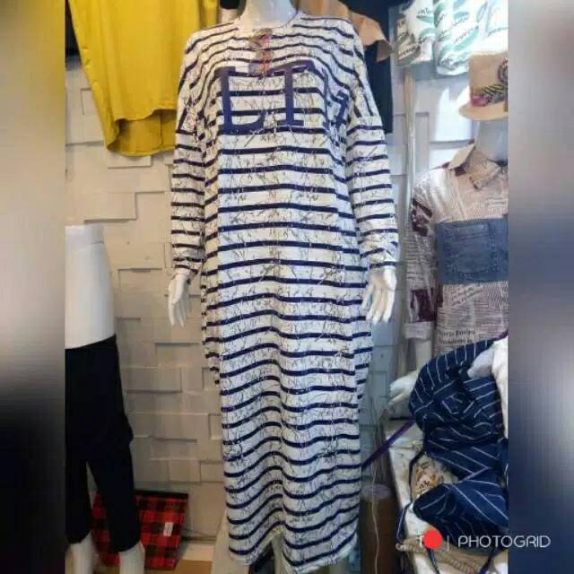 maxi Dress stripe VLTN- maxy stripe original