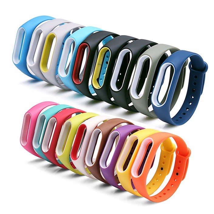 Strap / Band Silicone Dual Colour For XIAOMI Mi Band 2