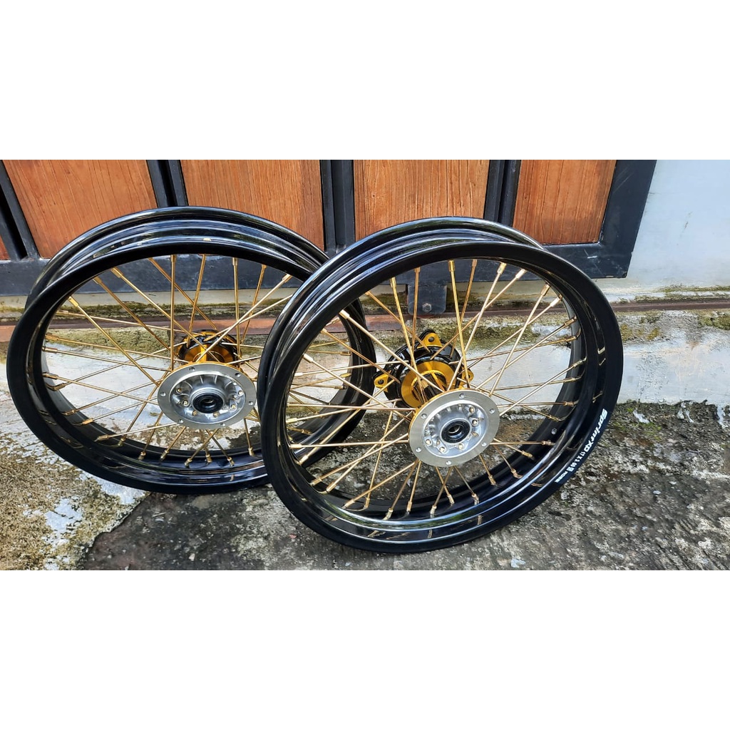 Velk Velg Set Supermoto Tanpa Ban 300 350 Kawasaki KLX 150