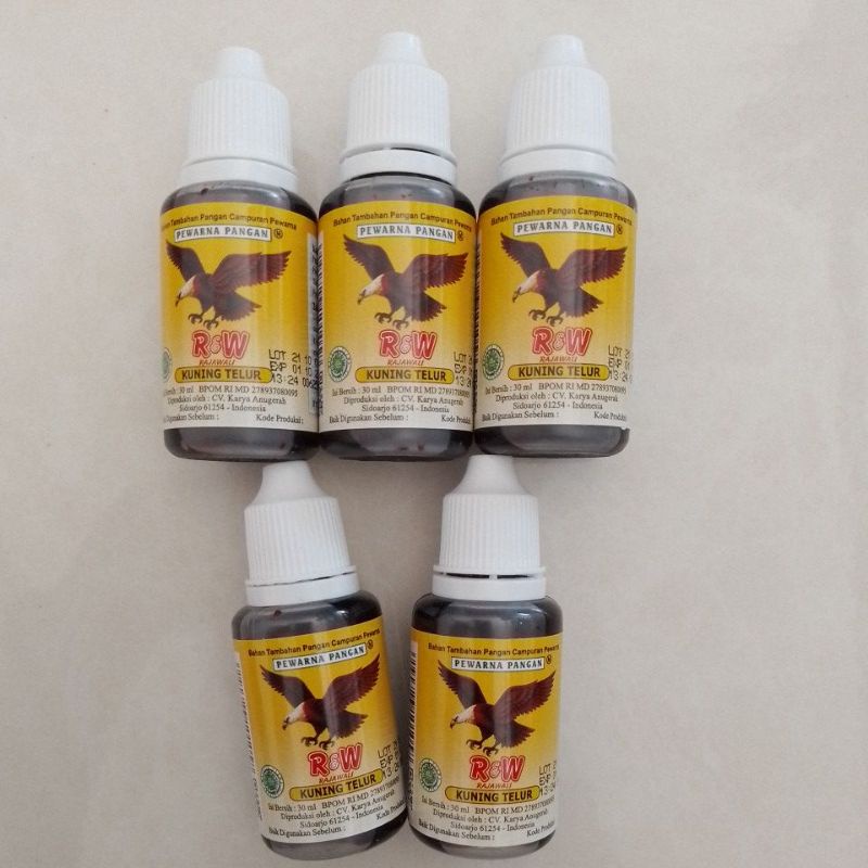 

Pewarna Makanan Kuning Telur 30ml