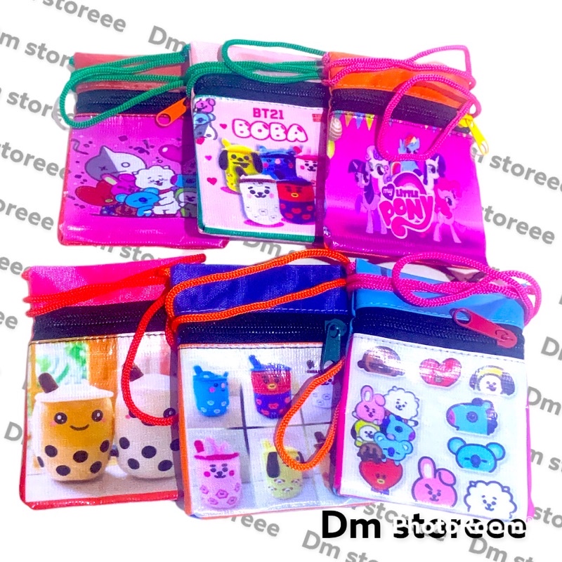 tas anak bts tali / dompet bts / bts / dompet anak / tas dompet / bt21 / tas perempuan  / bts murah