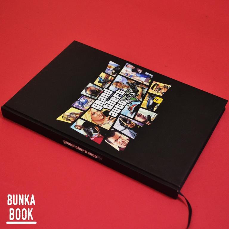 

Note Book Hardcover Game GTA 5 Ukuran A5 Jurnal Agenda Planner Notebook Gift Couple