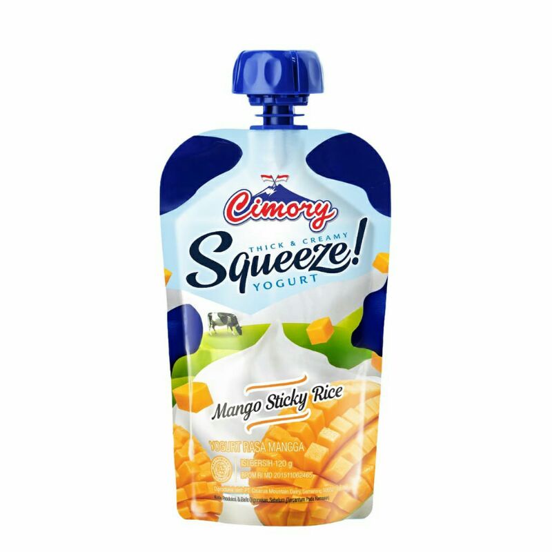 

CIMORY SQUEEZE YOGURT RASA MANGGA 120g/PCS