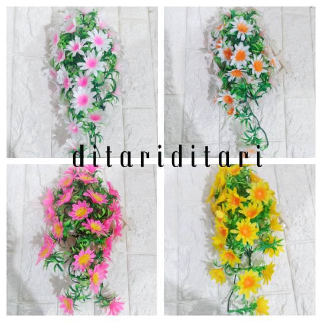 DAUN RAMBAT JUNTAI  BUNGA  PLASTIK ARTIFICIAL BUNGA  PALSU 