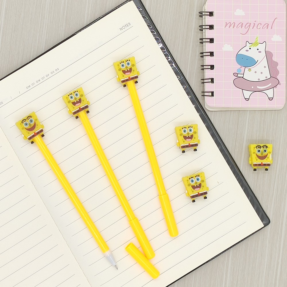 Pgs Aa97 Pulpen Gel Spongebob Squarepants Lucu Imut Bolpen Gel