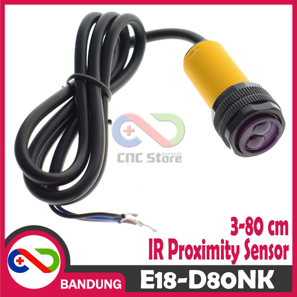 E18-D80NK SENSOR JARAK ADJUSTABLE INFRARED SENSOR SWITCH 3-80CM PROXIMITY DETECTION RANGE DISTANCE