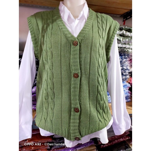 vest canable/kardigan rompi murah/baju wanita/rajut premium outerwear