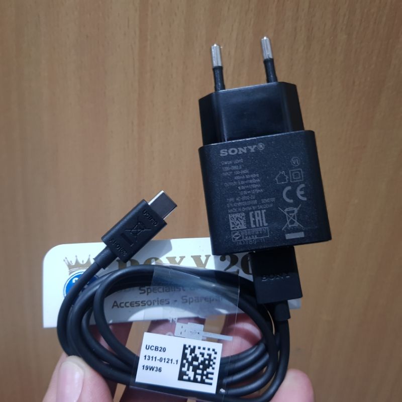 Charger Carger Hp Xperia 1 Experia 5 USB Type C - Travel Charge Charging Cas Casan Handphone Sony Xp