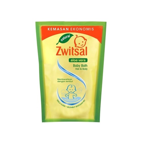 Zwitsal Baby Bath 2in1 Hair and Body Aloevera 600ml