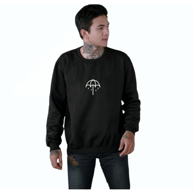 COD - Crewneck Logo Payung - Sweatshirt Crewneck Pria / Crewneck Distro Premium Trendy- sweatershirt crewneck jumbo m - xxl