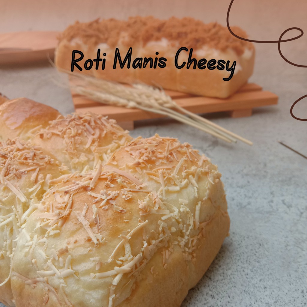 

Roti Manis Cheesy rasa Keju melt