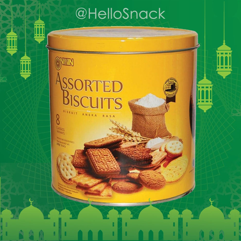 

Nissin Assorted Biscuit Tin 650gr | biskuit kaleng lebaran enak murah