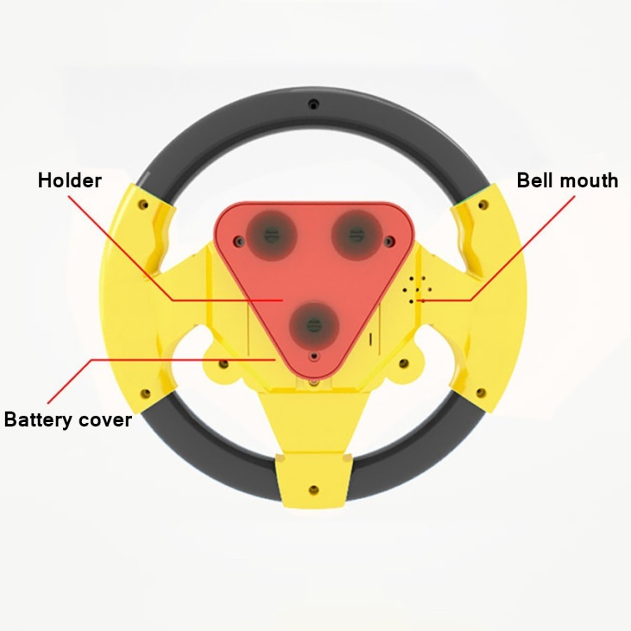 NA - STEERING WHEEL TOYS SOUND EFFECT - MAINAN ANAK SETIR MOBIL