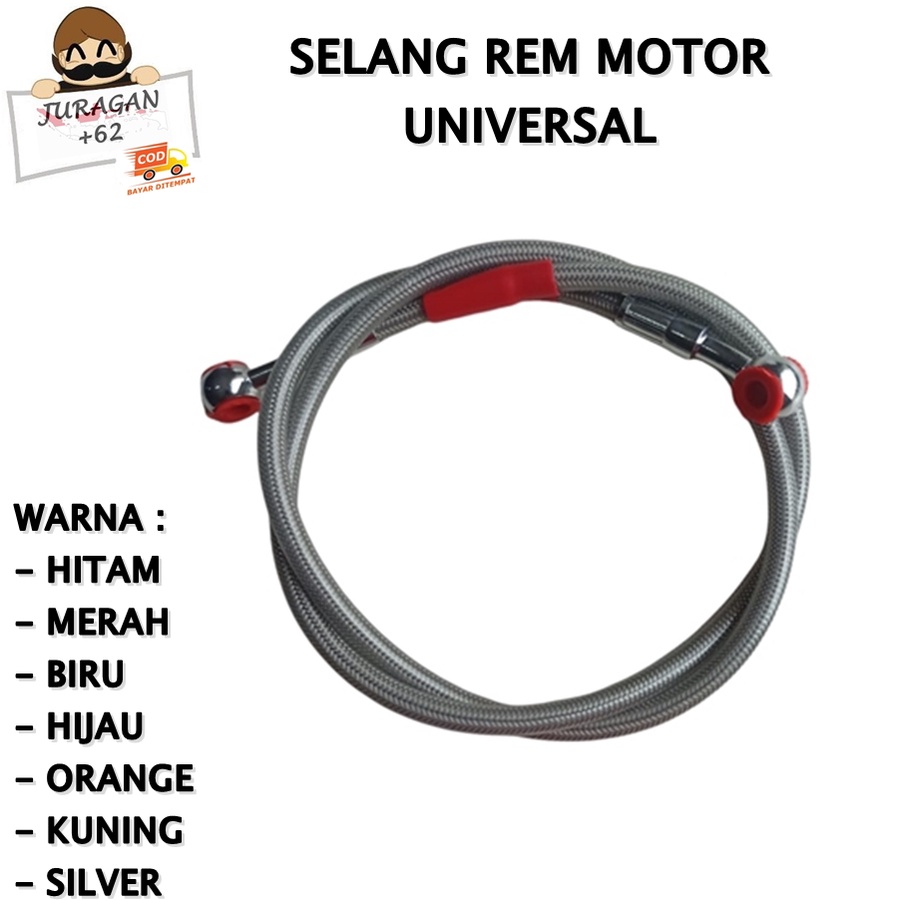 Selang Rem Brake Hose Motor Racing Universal 100cm,130cm,200cm 1m,1,3m,2m