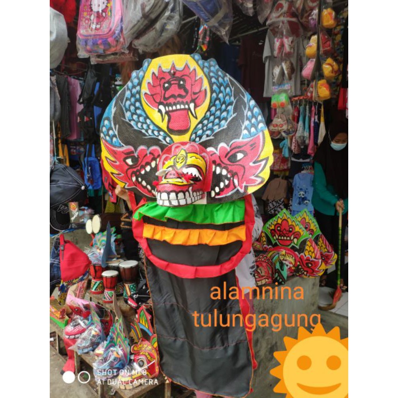 barongan spon anak lebar jamang 55cm ada kemulnya